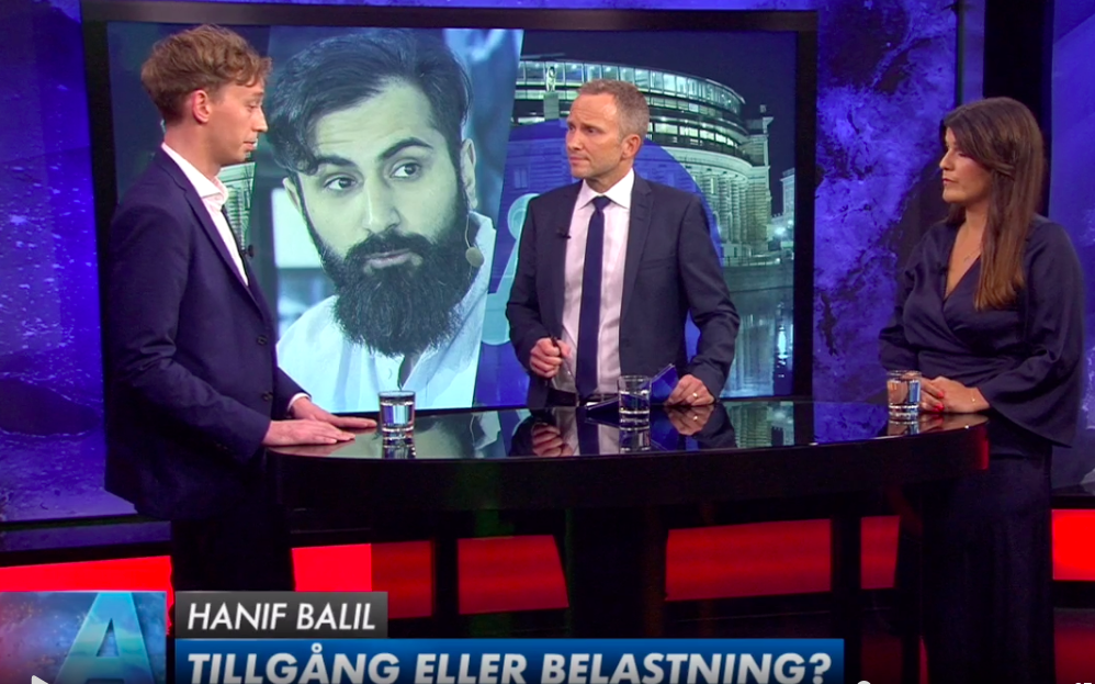 Hanif Bali heter Hanif BALIL efter att SVT spenderat en del av de där 8+ miljarderna per år de stjäl från Dig och Mig.