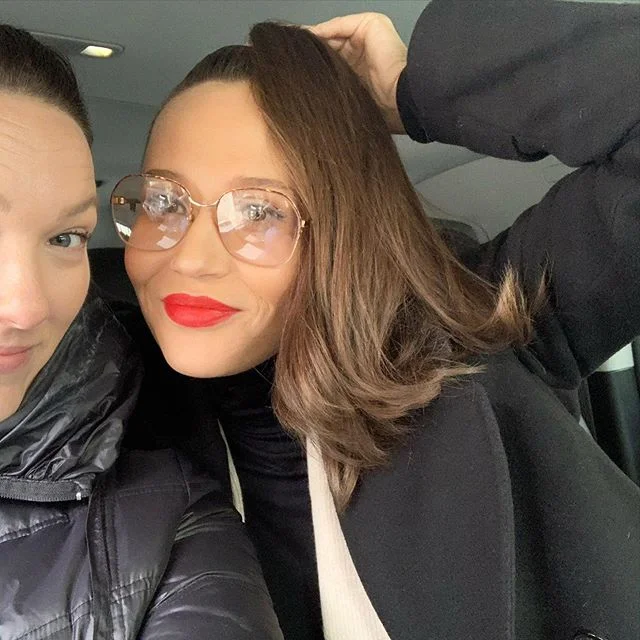 Simple classic red lip and wing liner for @raquelmhorn for @guhh_wetv in New York. #hair #hairstylist #eastcoast #ny #newyork #makeup #motd #makeupartist #mua #hmu #teavelinghmu #raquelhorn #guhh5 #guhh #hmua #makeupideas #makeupoftheday #makeuplooks