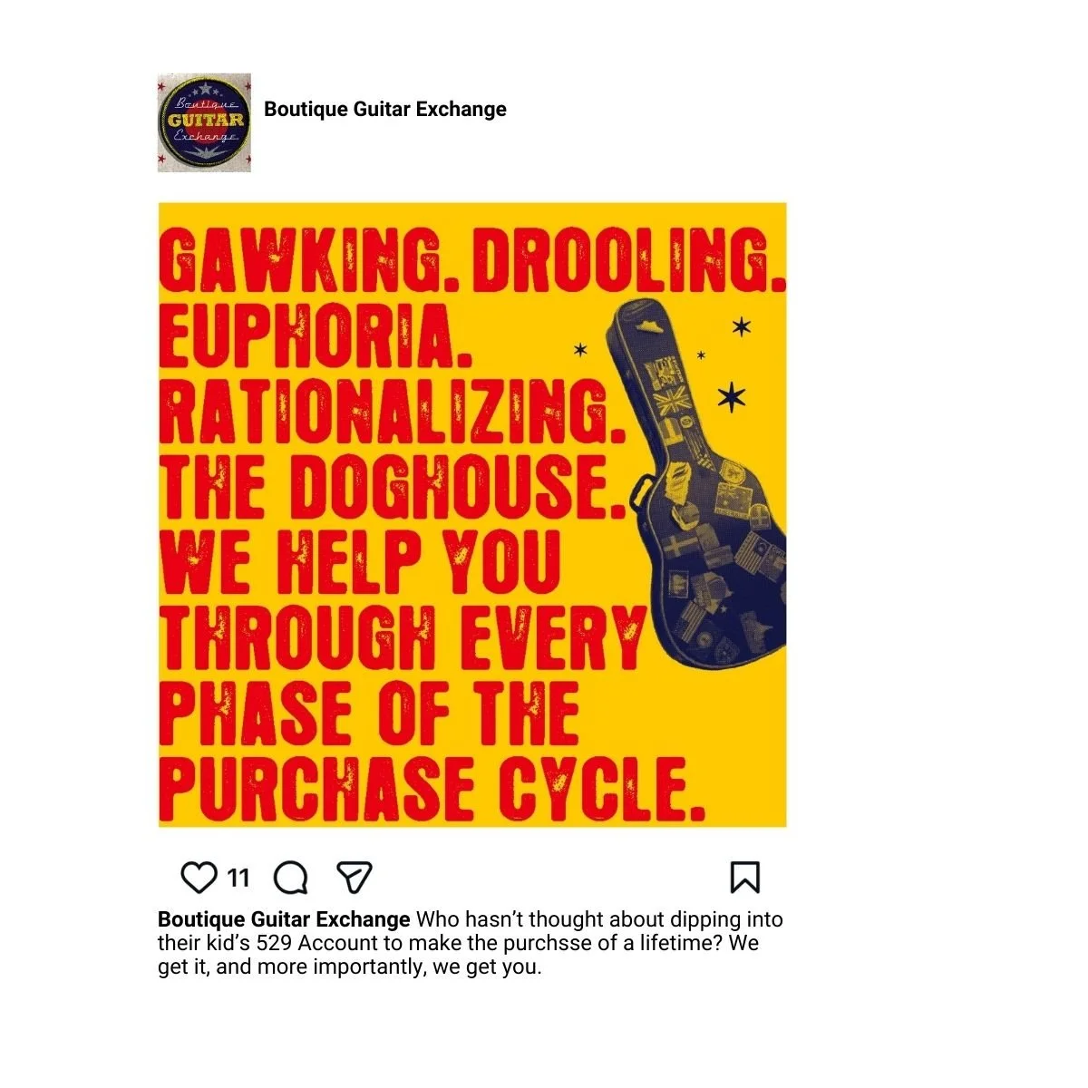 Boutique Guitar Exchange Social