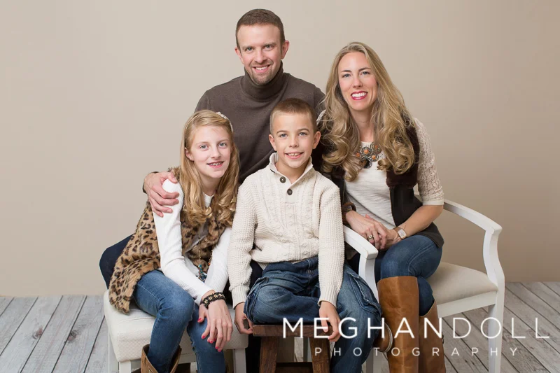 family-of-four-in-browns