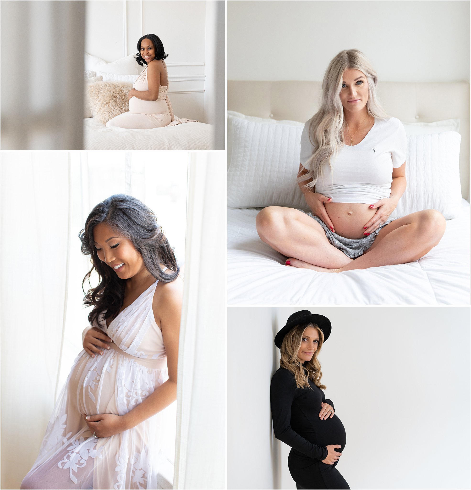 Studio maternity photography by Meghan Doll Photography, a Minneapolis Maternity Photographer. 