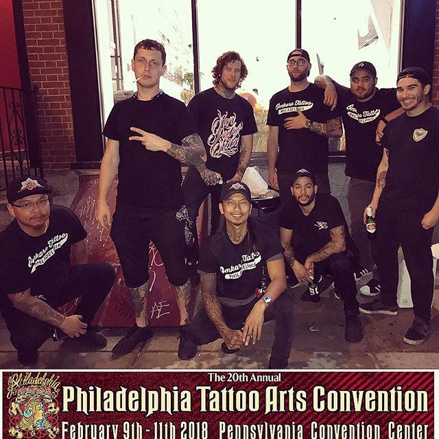 Weβre super excited about the #2018PhiladelphiaTattooConvention this weekend!! @omkaratattoo come check us out!