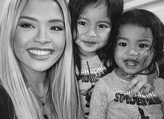 Iβm the luckiest man in the world! Because the funniest and hottest person I know is also my wife! Happy Valentineβs Day my love π we love u mamas