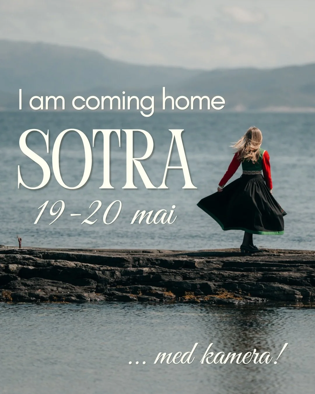 Sotra, n&aring; kommer jeg hjem!
19&ndash;20. mai &aring;pner jeg for fotografering ute p&aring; vakre S&oslash;re Sotra 💛

Fokus disse dagene blir konfirmanter, familier og barn, ved sj&oslash;en og ved blomstrende tr&aelig;r og enger. 

Dette blir