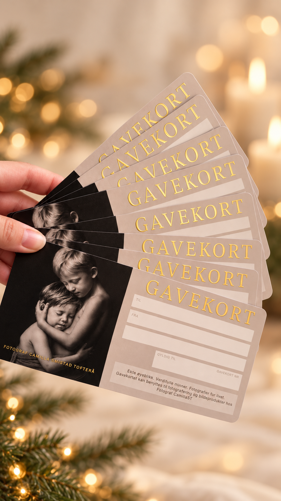 Hvorfor et gavekort på fotografering kan være årets fineste julegave