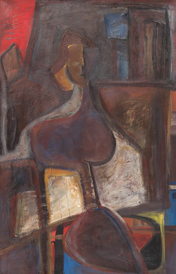 by Elaine Weiner-Reed 36" x 24" Acrylic $3,400 No one’s reality is ever identical, nor two people ever exactly alike. The magic is in the differences. Inside each person is their interior or their unique undercarriage, and a spirit that becomes their life's breath and essence. From this wellspring that is connected to the Universe, comes one's personal character and strength. ‘All my relations...’