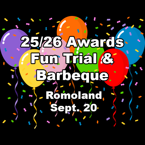 2025/26 Season Championship Awards Fun Trial &amp; Barbeque