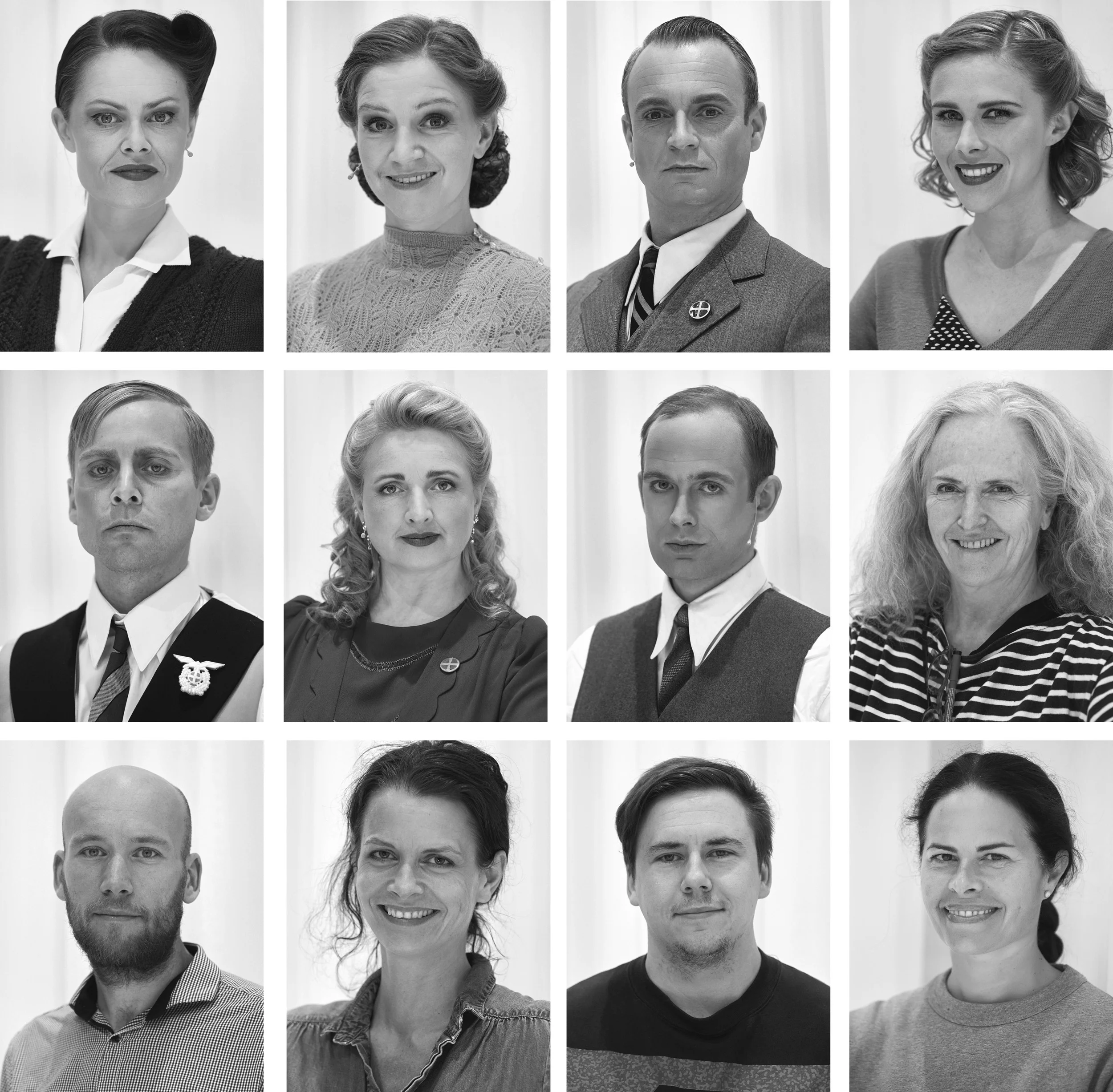 Portrait of actors & the team.