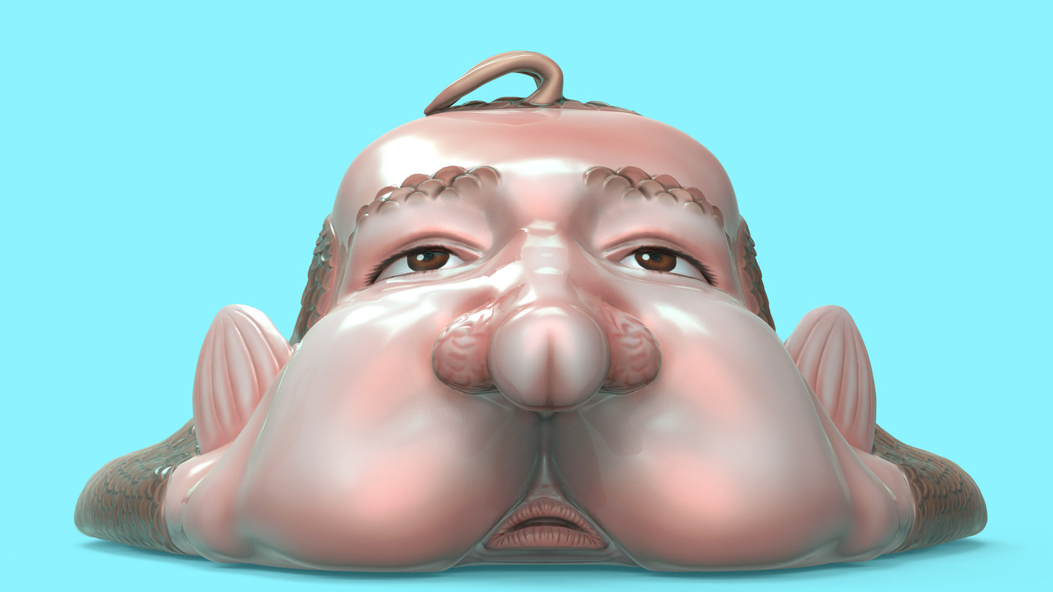 3D Printable Blobmaid, Presupported