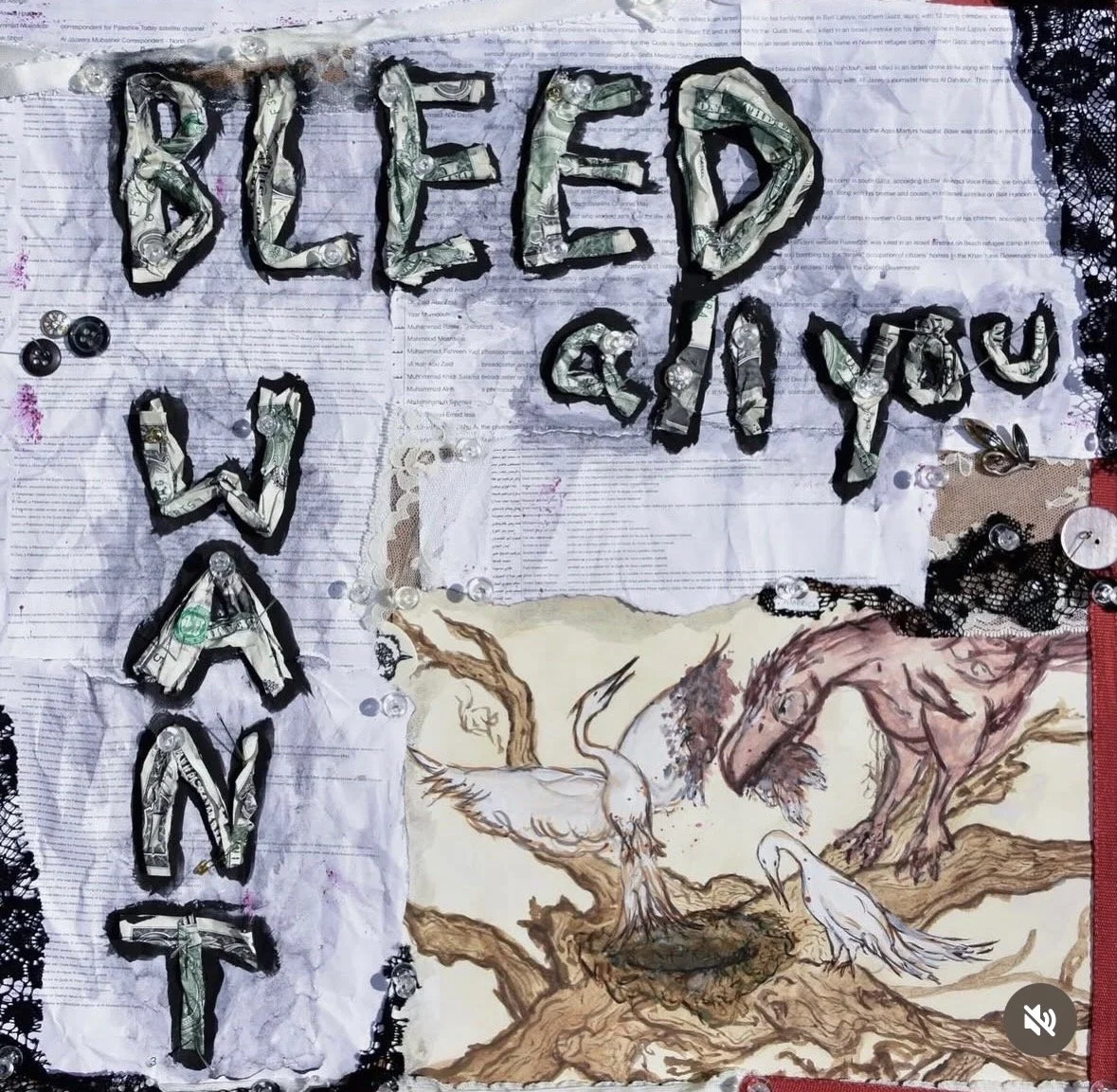 Bleed all You Want by Ariana Giokaris