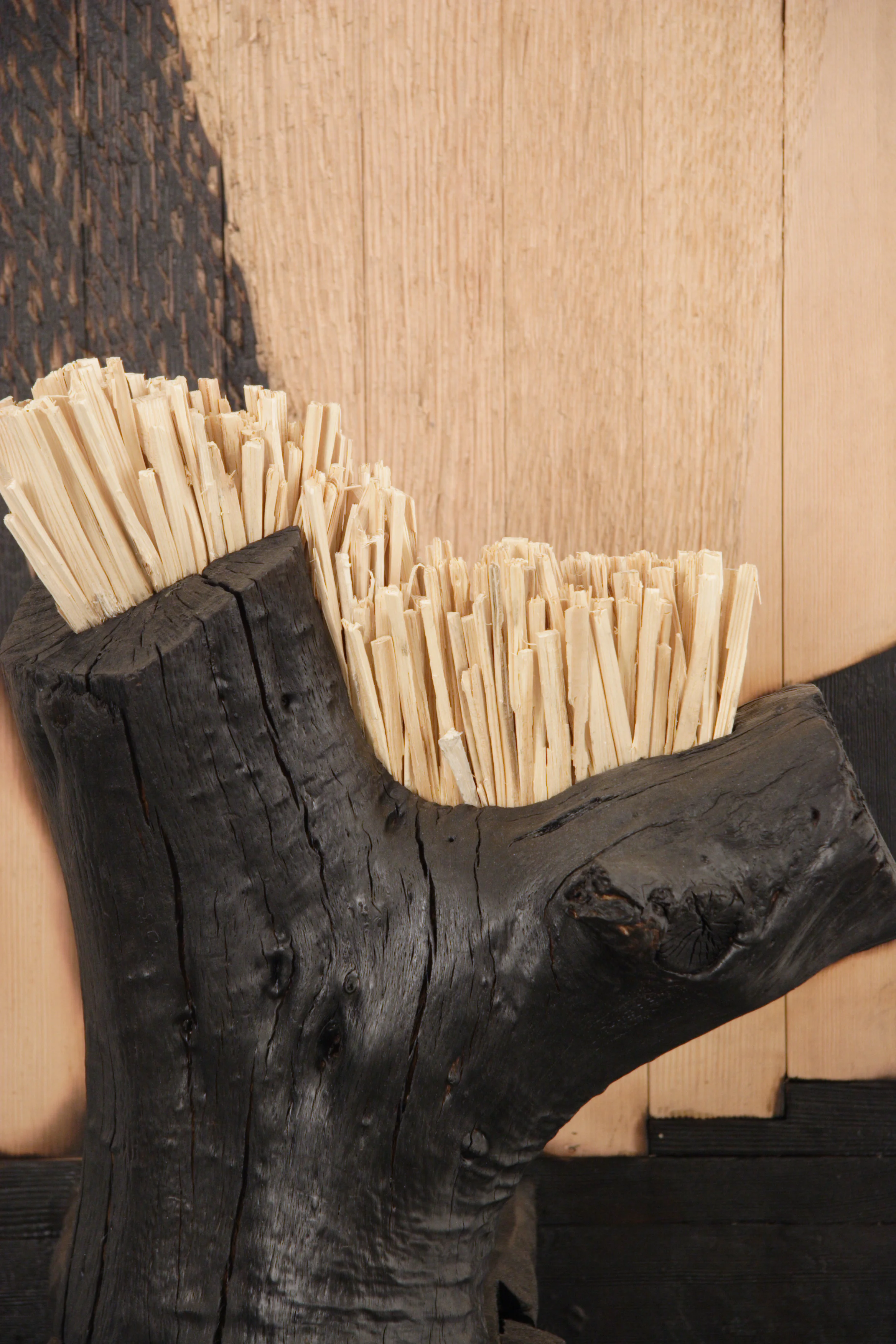   Animation  (detail), 2007, wood, 8’x 4’x 2’ 