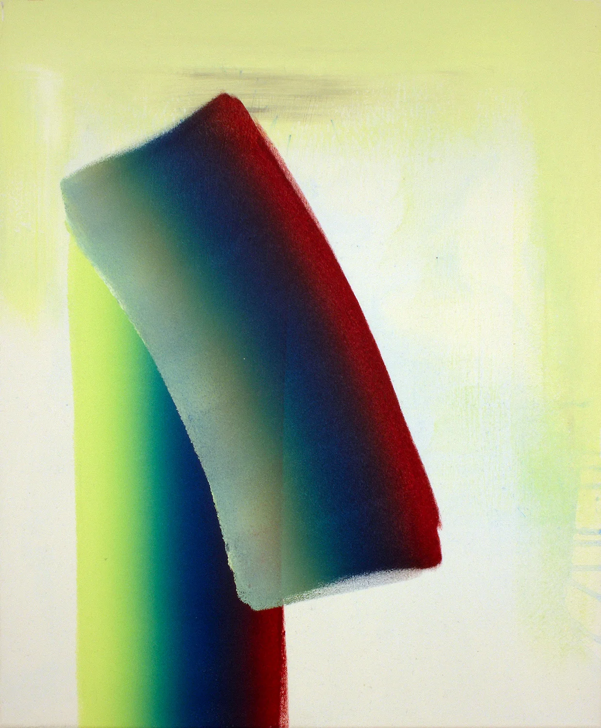 Folding Spring , 2012, mixed media on canvas, 20"x 24"