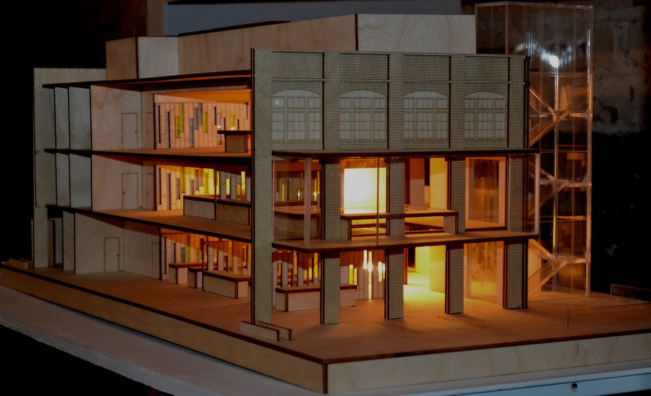 Laser Cut Scale Model