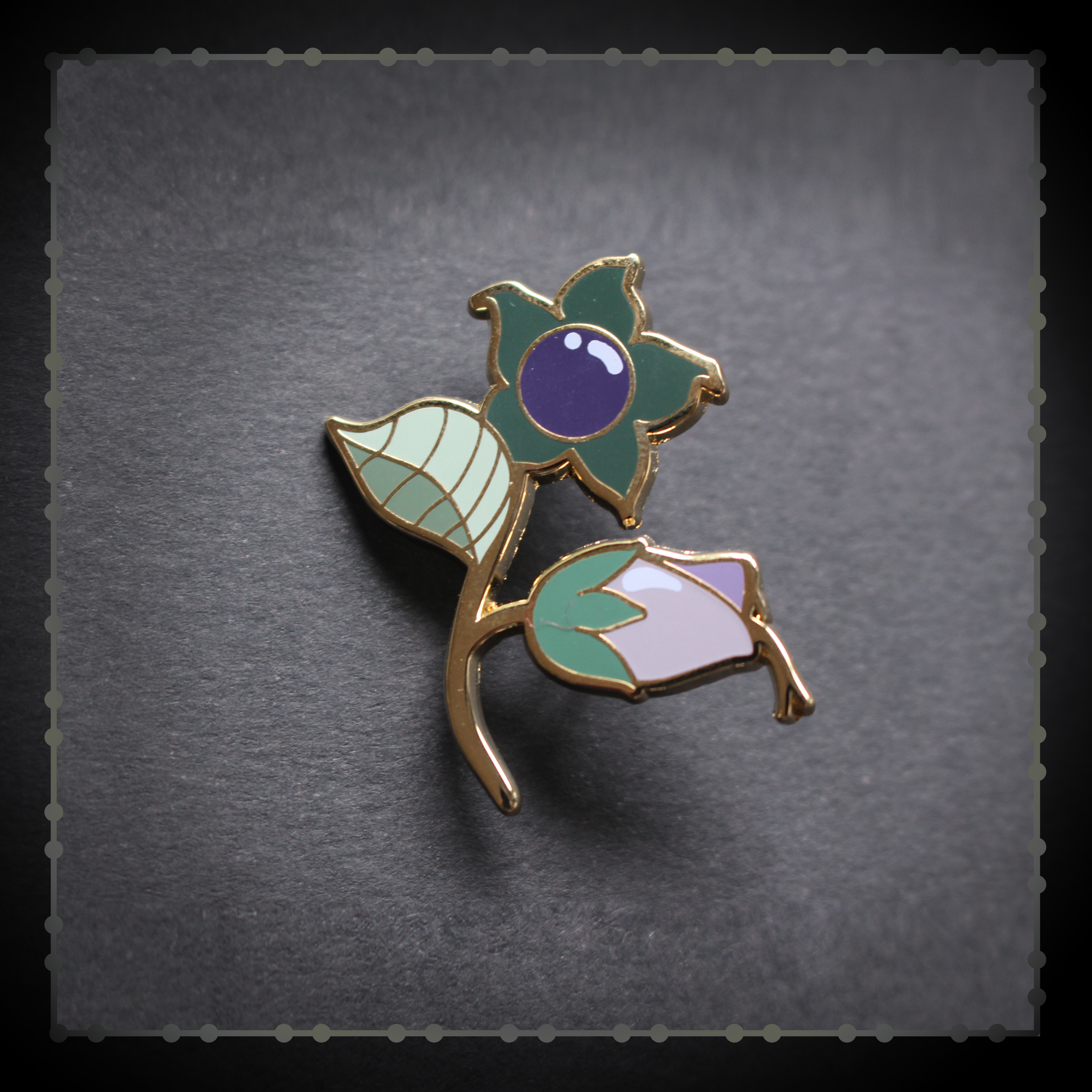The Deadly Nightshade Viper Pin