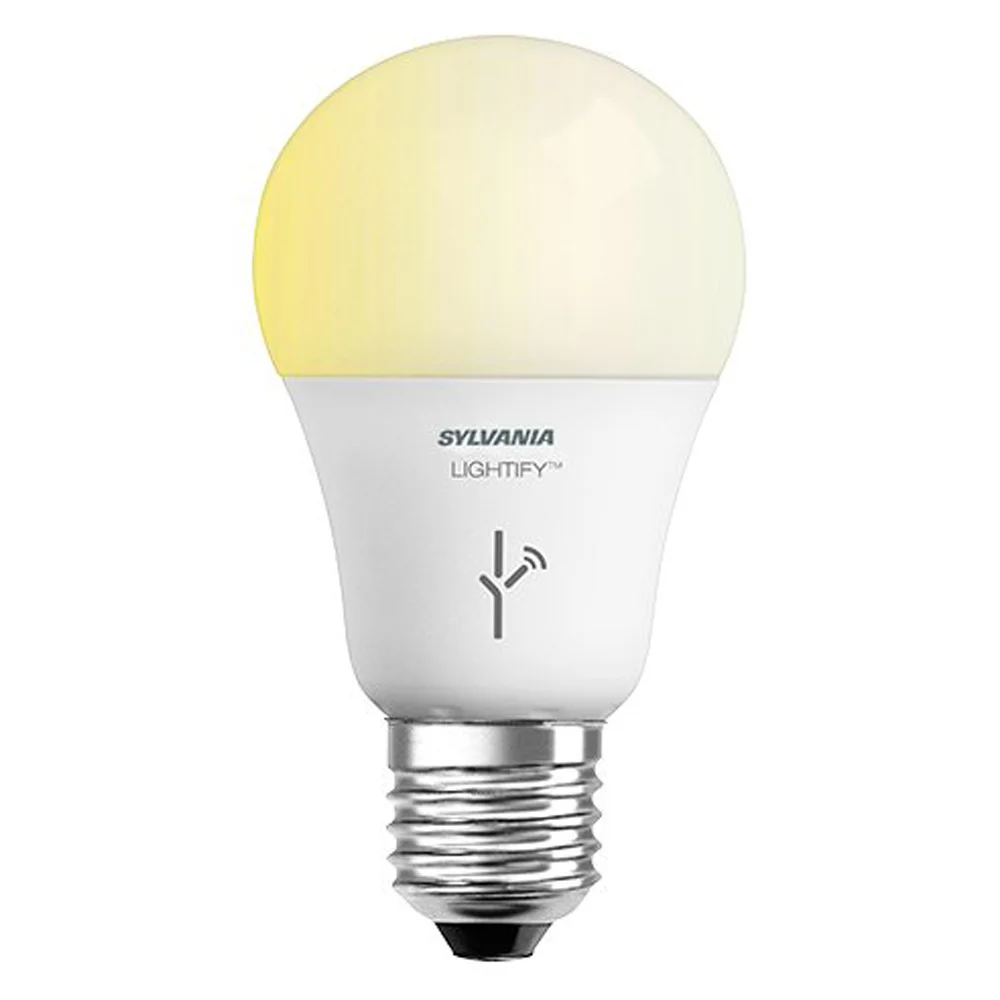 Yonomi - OSRAM LIGHTIFY LED A19 White Bulb On.jpg