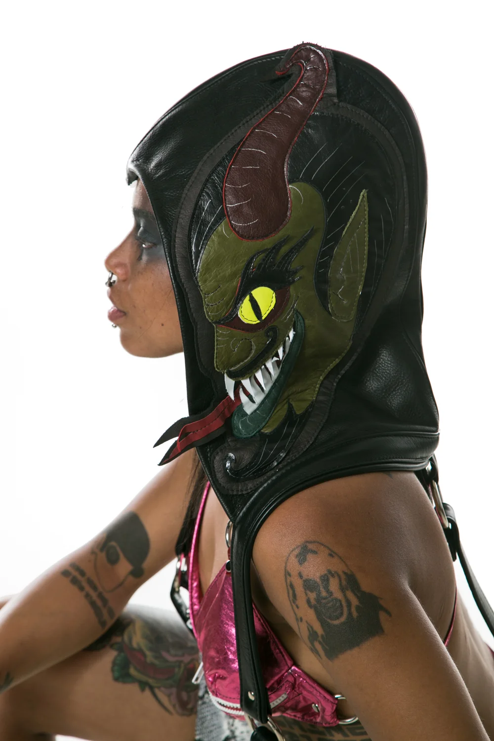 Devil Hood Suspenders