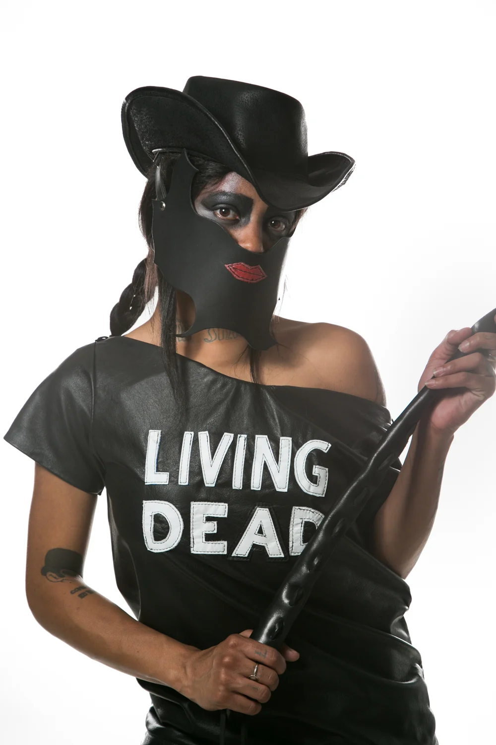 Custom Leather T Shirt