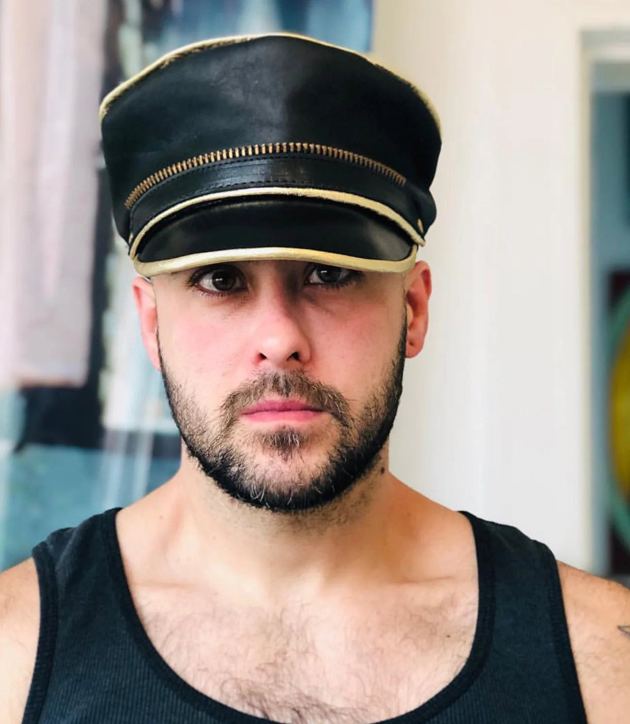 Sir Biker Cap + Top Strap