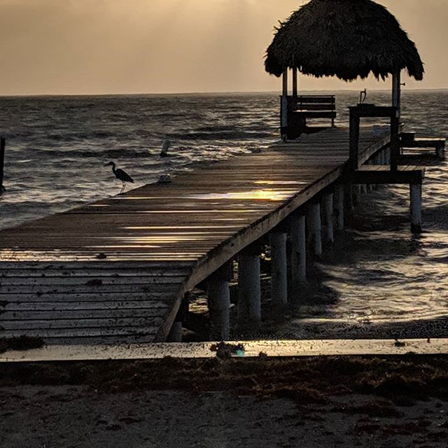 Just another early morning on Ambergris Caye