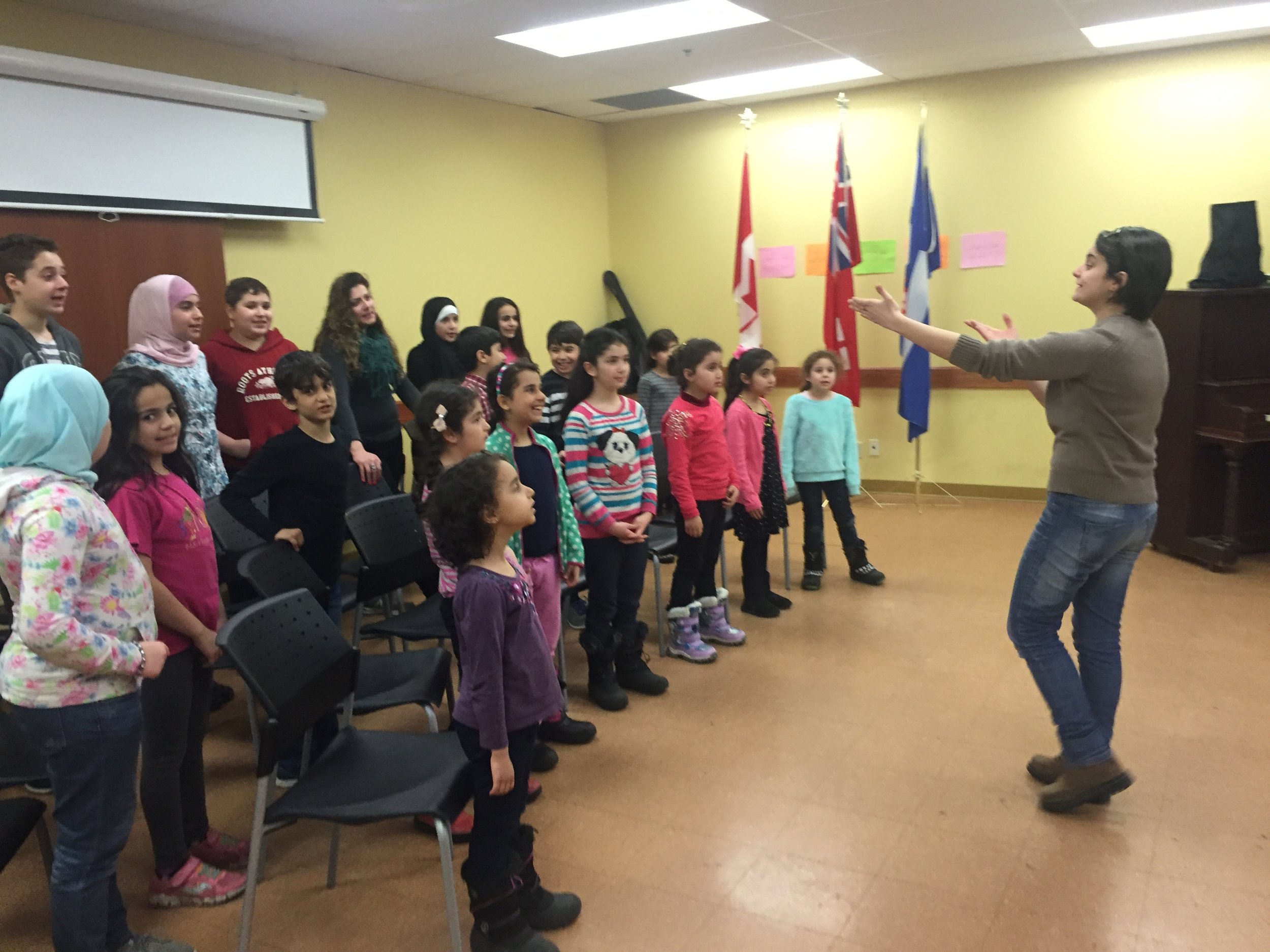 Syrian violinist and conductor Salam worked tirelessly with the children between April 2017 and March 2018