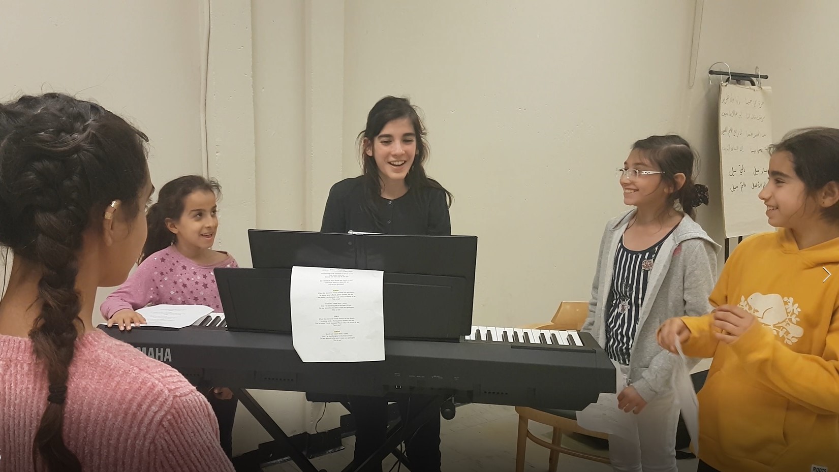Vocal teacher and music director Alondra brought so much energy and professionalism to the Choir