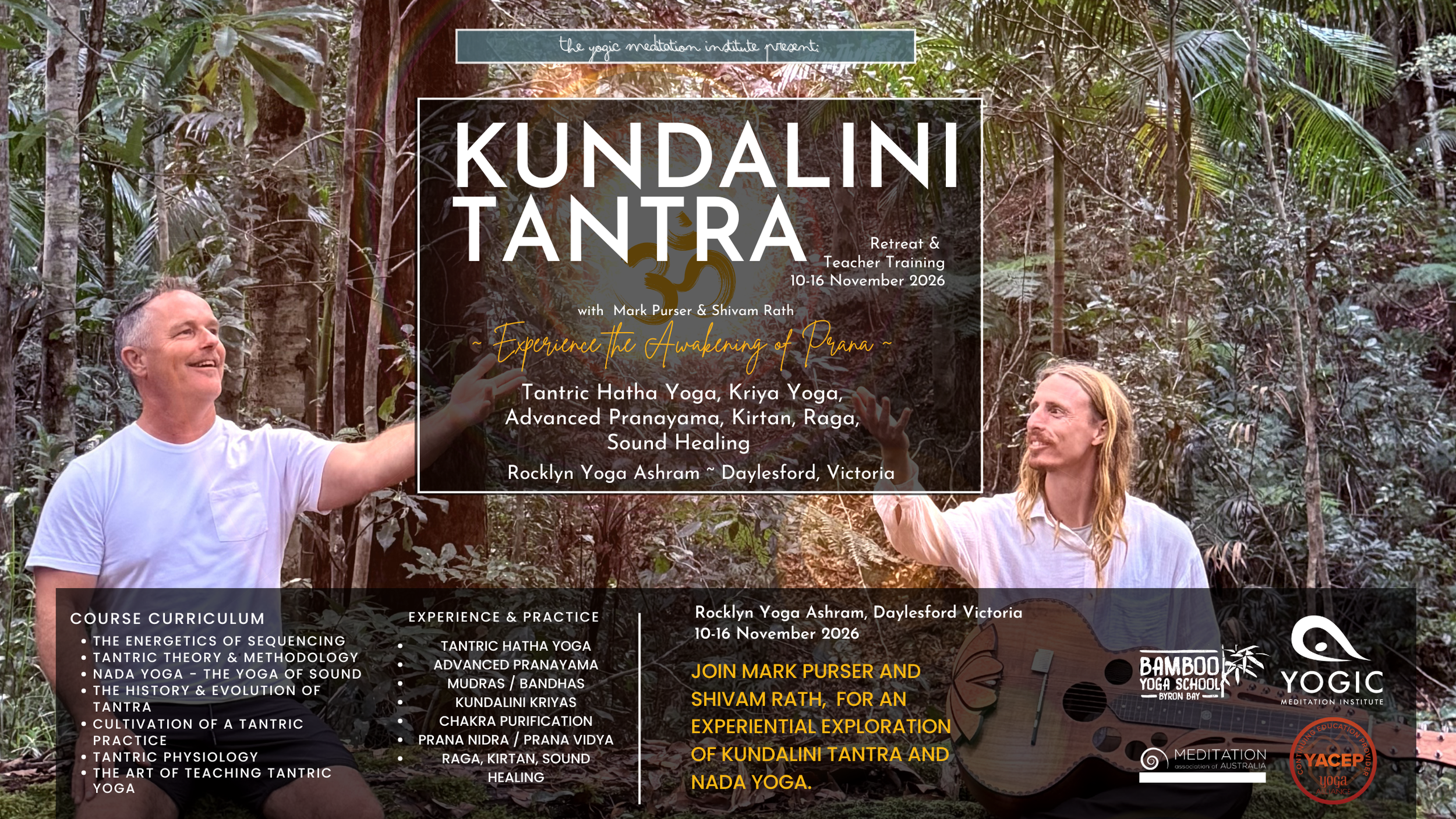Kundalini Tantra - 7 Day Retreat &amp; Teacher Training 