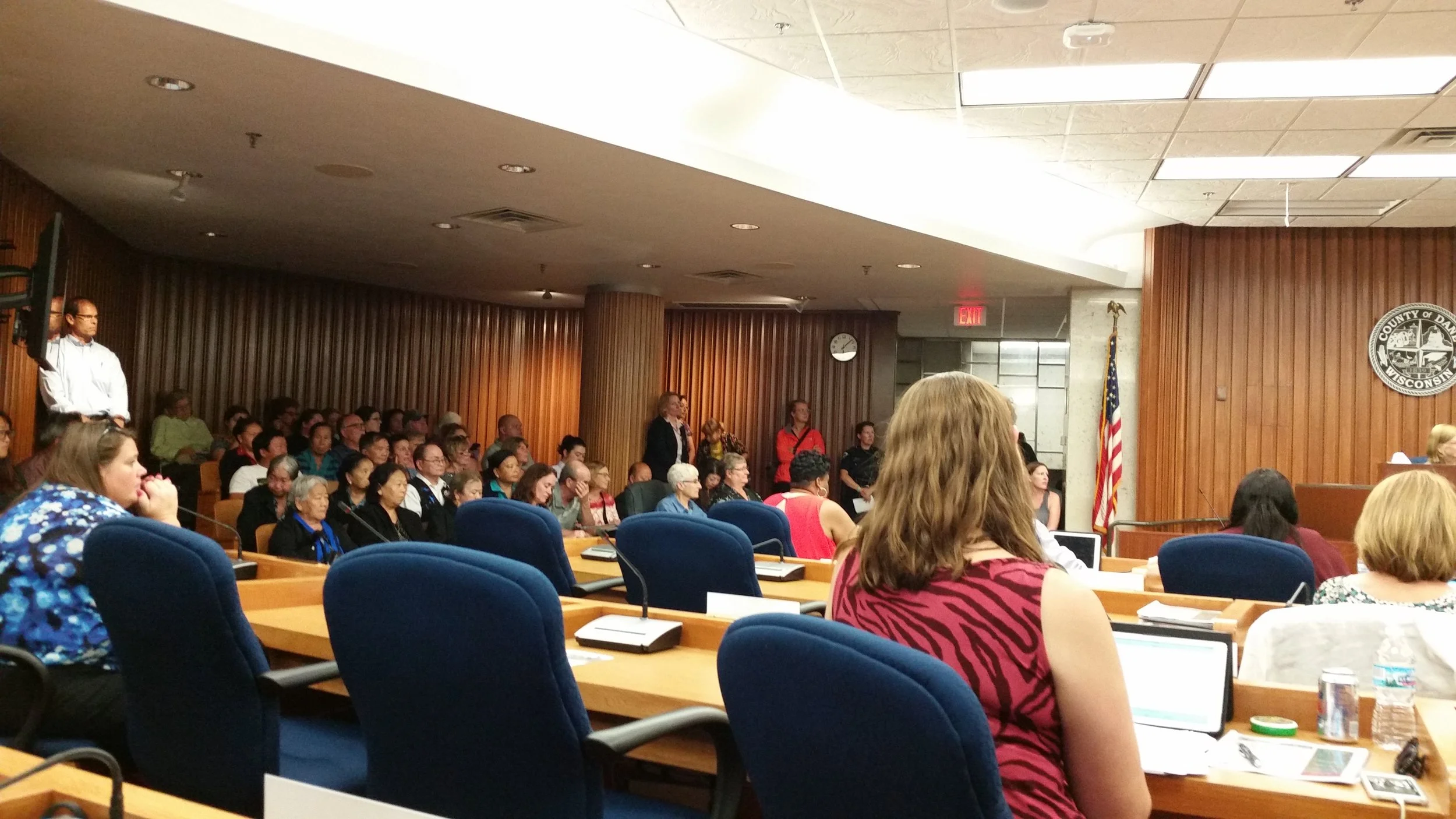 Packed house for budget hearings on September 12th.