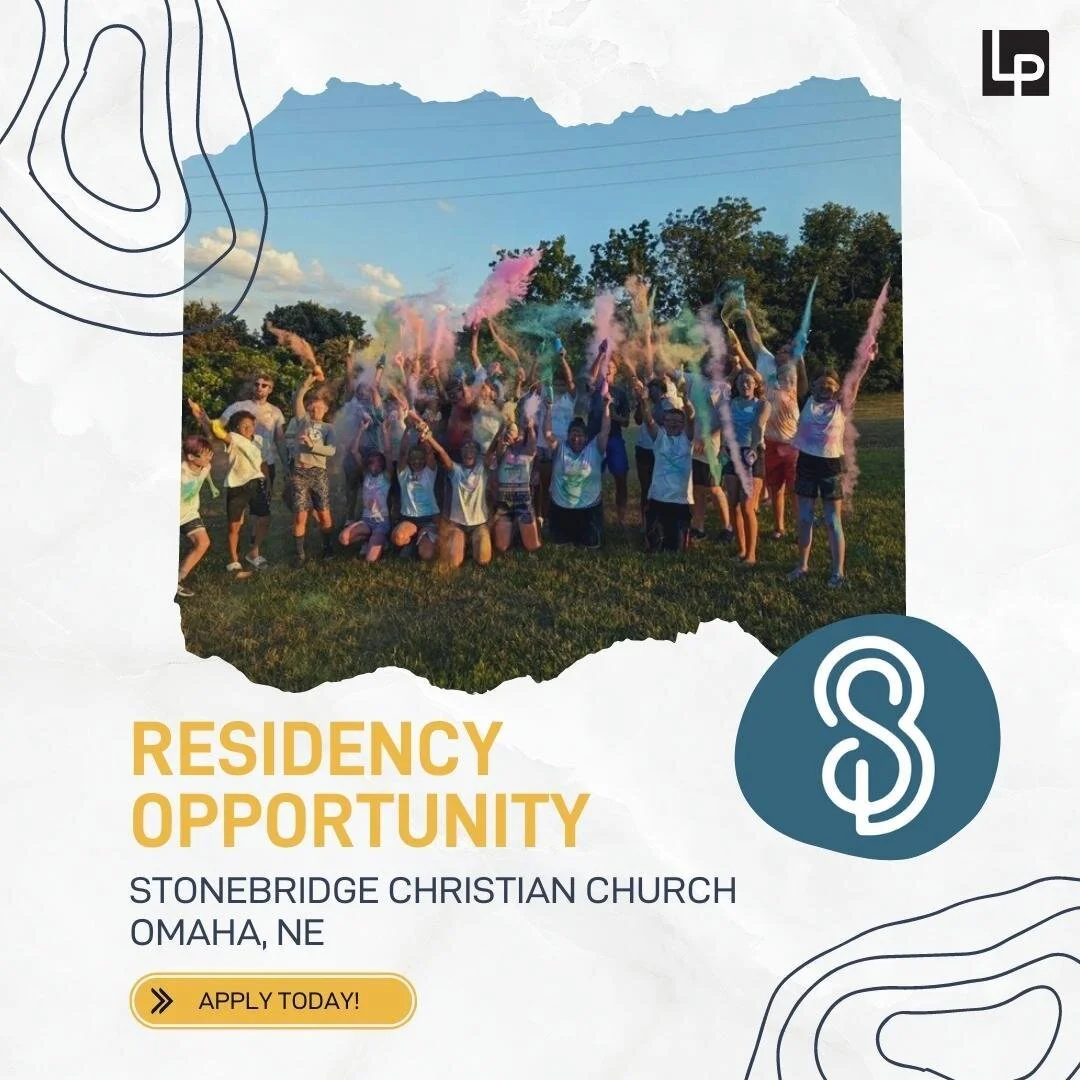 Stonebridge Christian Church (@stonebridgeccne), a multi-site church in Omaha, is looking for young leaders to add residents in a variety of ministry areas, and they are passionate about developing young leaders for ministry.

Learn more and apply to
