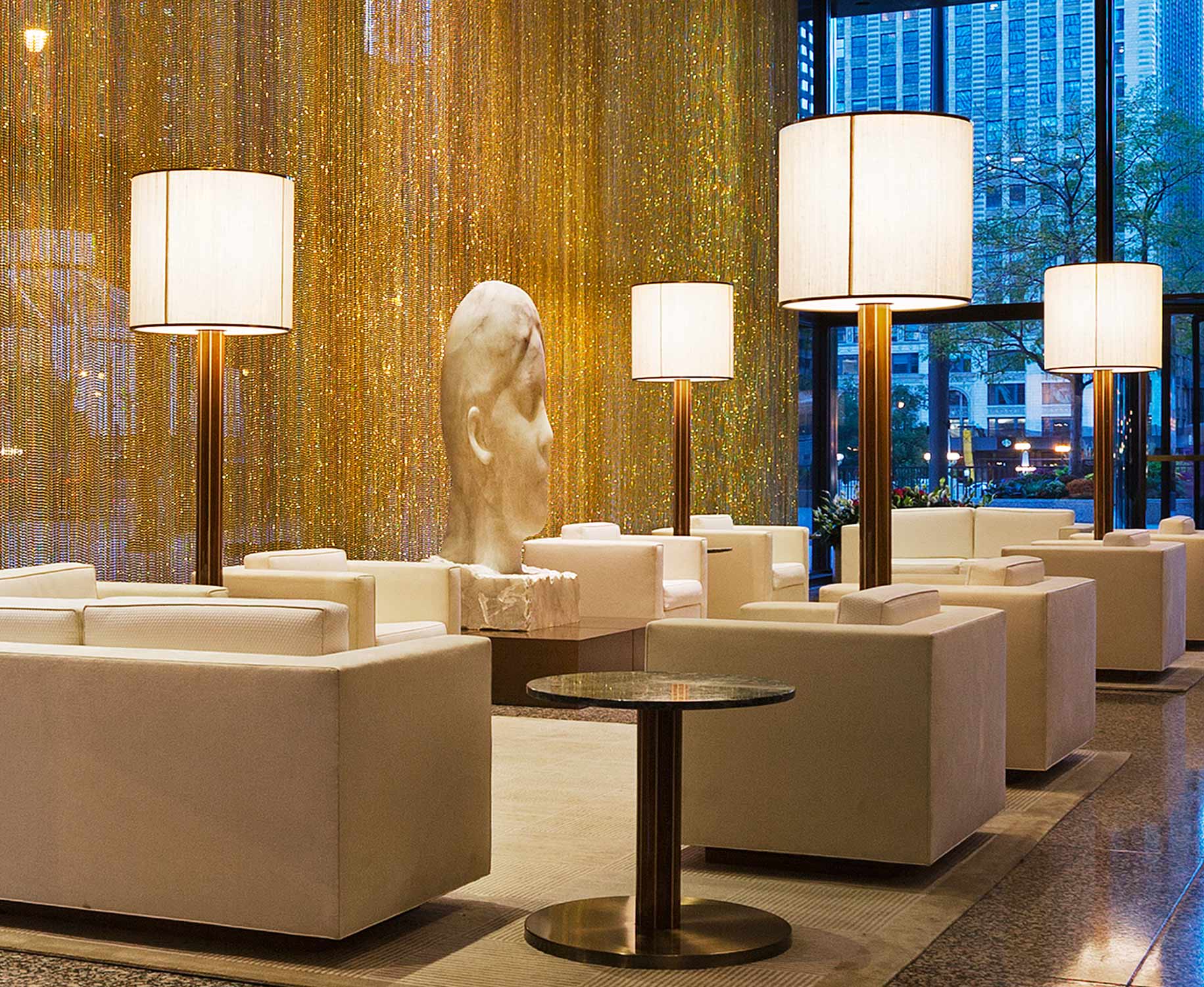 custom tuxedo lounge chairs & sofas Interior Architecture & Design: Dirk Lohan of Lohan Anderson. Photography by William Zbaren