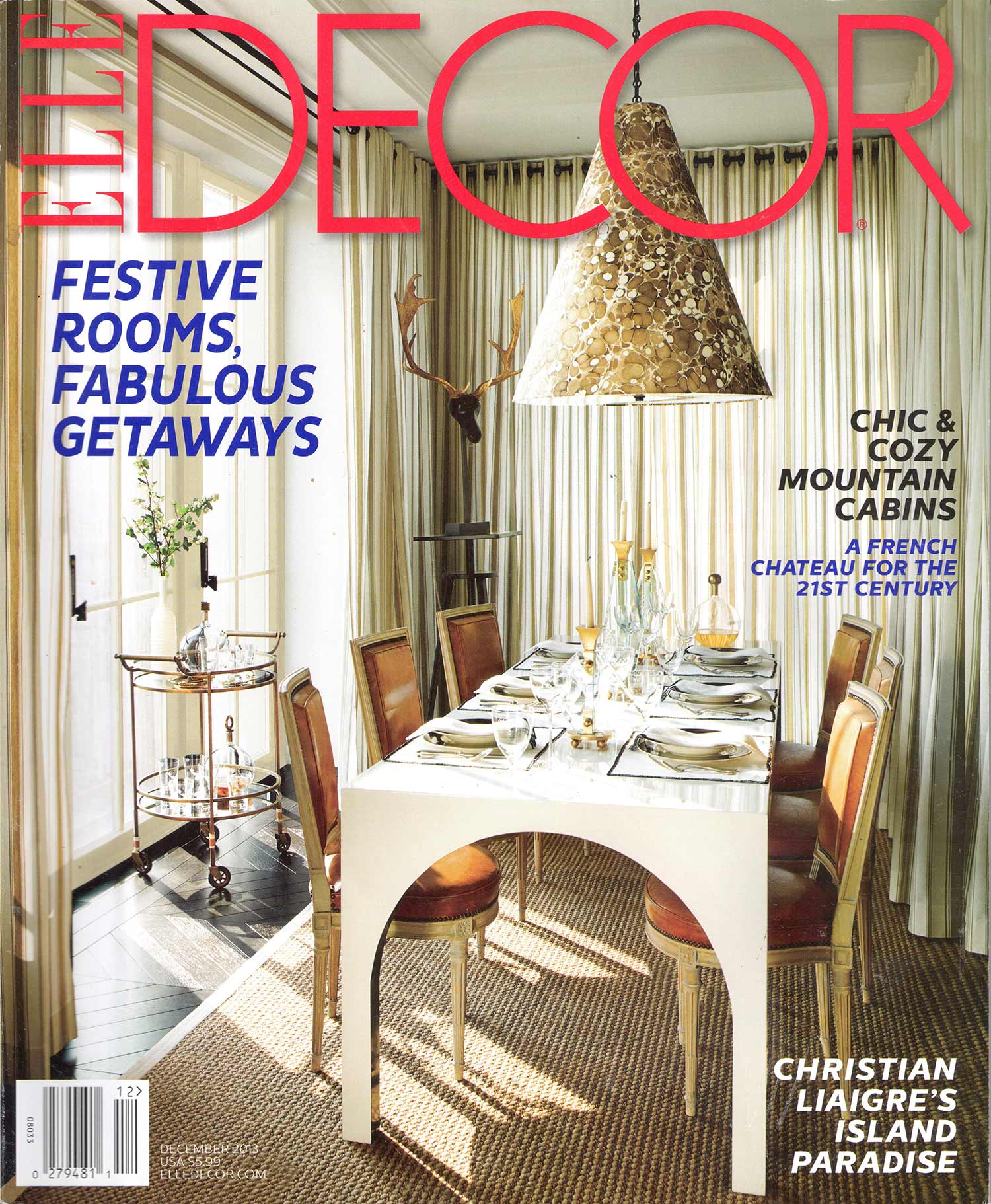 window treatments Interior Design: Branca, Inc. elle decor, december 2013