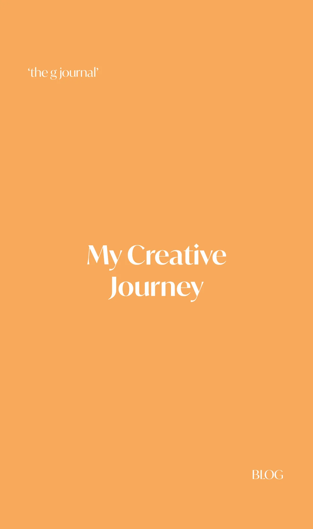 My Creative Journey