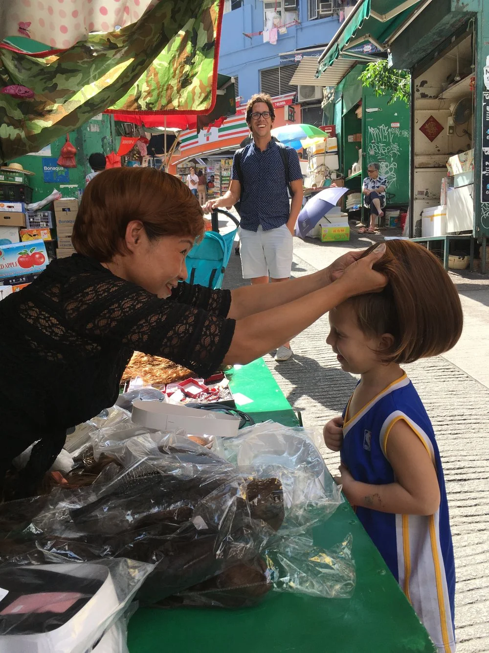 At home in Hong Kong