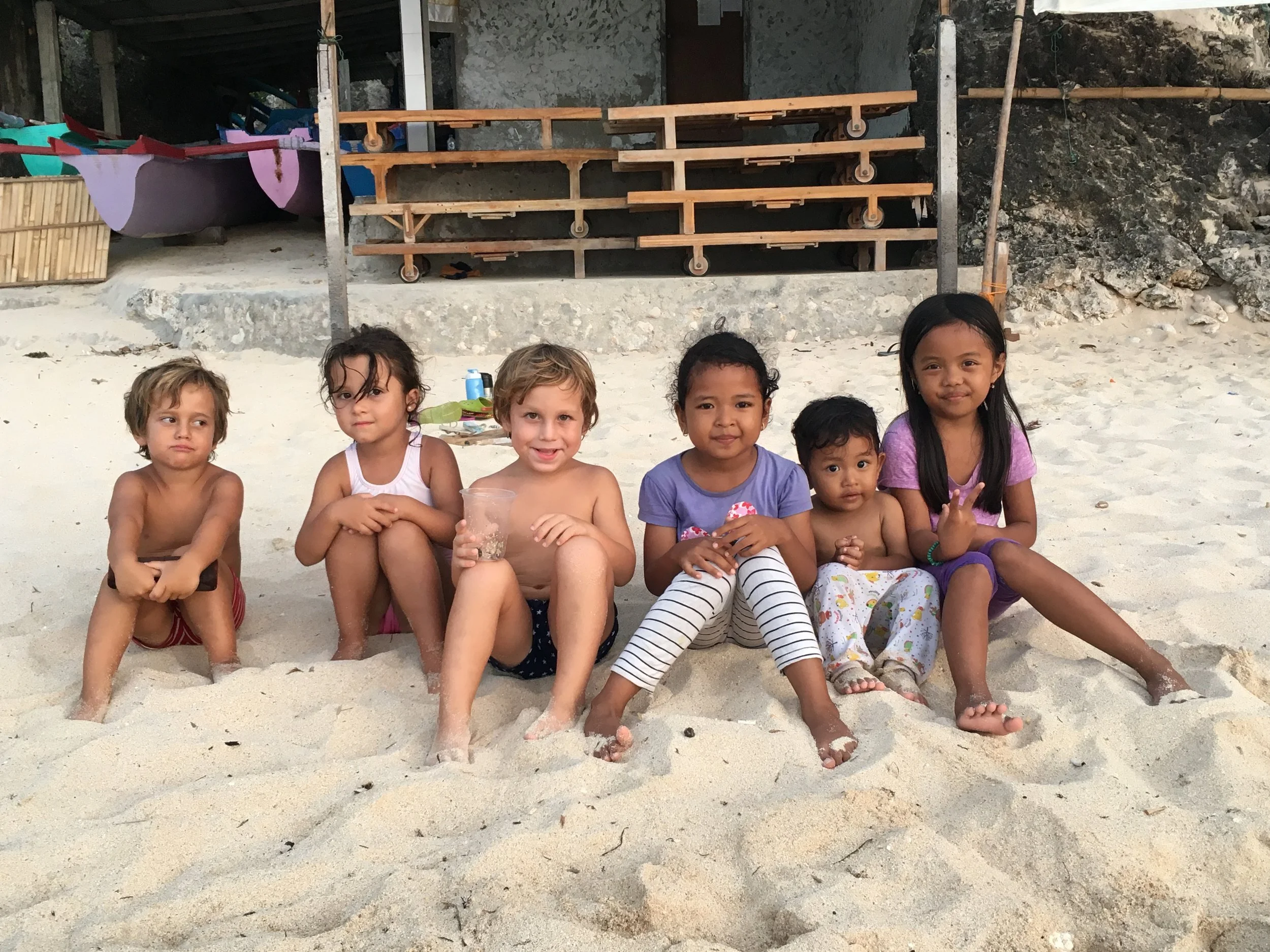 With friends in Uluwatu, Bali.