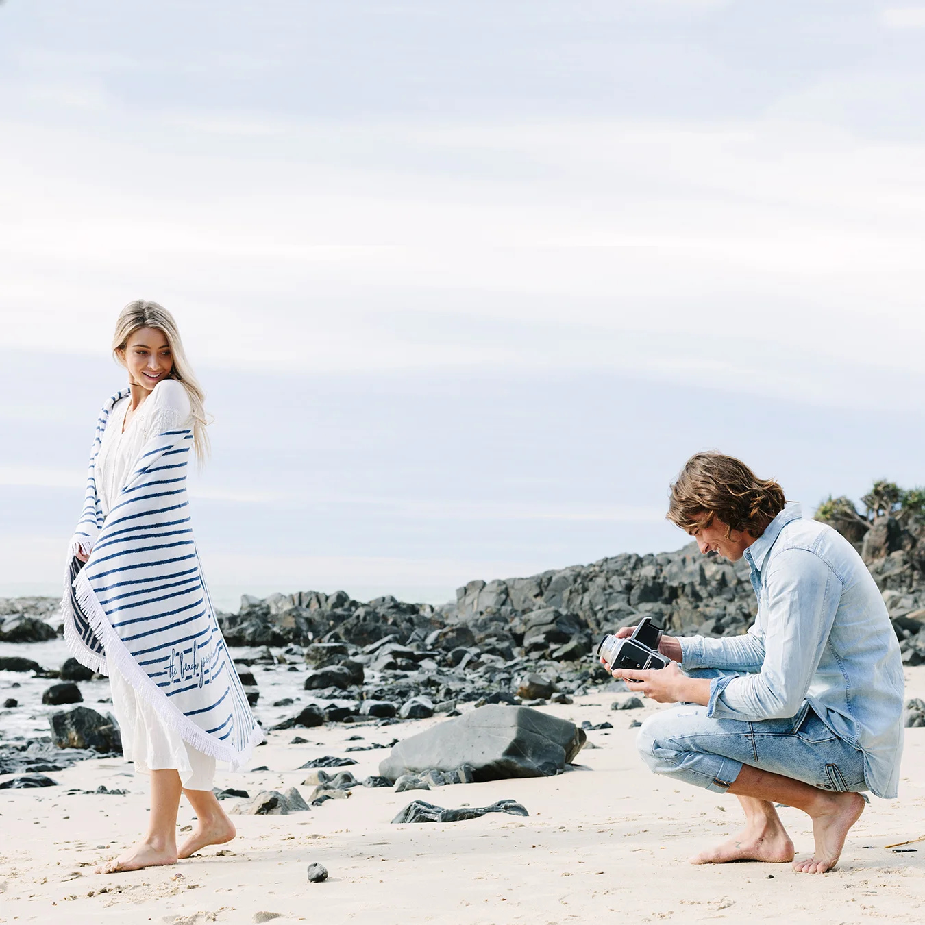 BTS: Earth & Sea Collection photoshoot