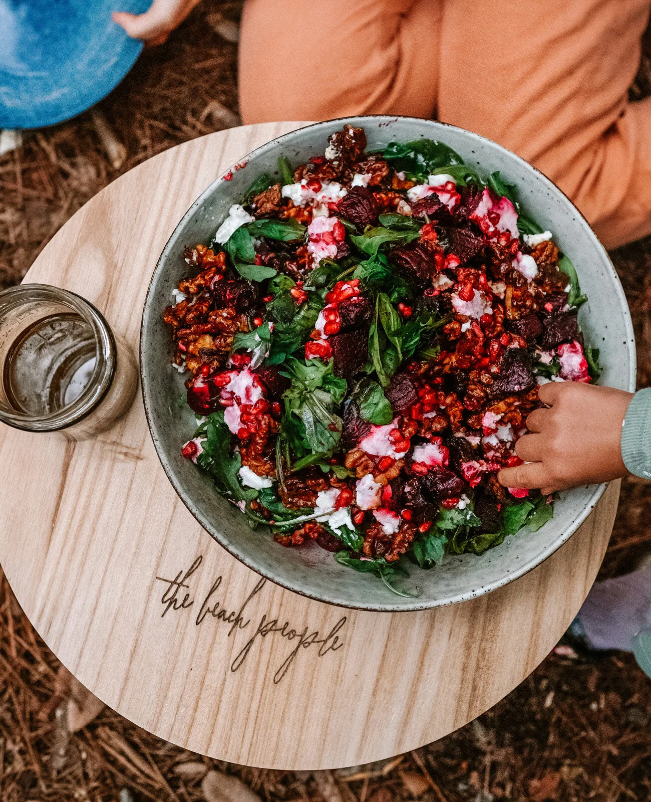 Pomegranate &amp; Roasted Maple Walnut Salad