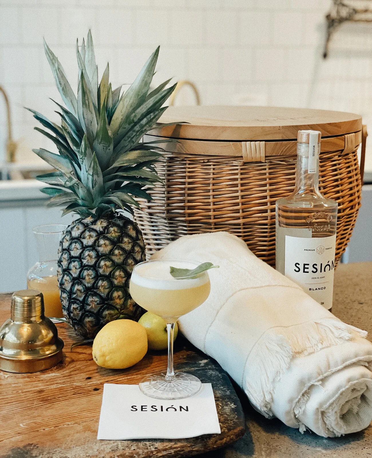 How to Make a Tequila Sour with Sesion Tequila