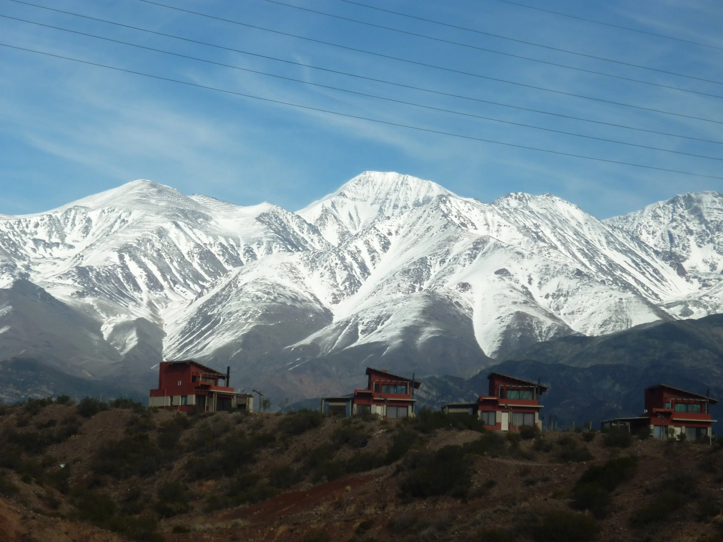 La Cordillera Between Argentina and Chile 