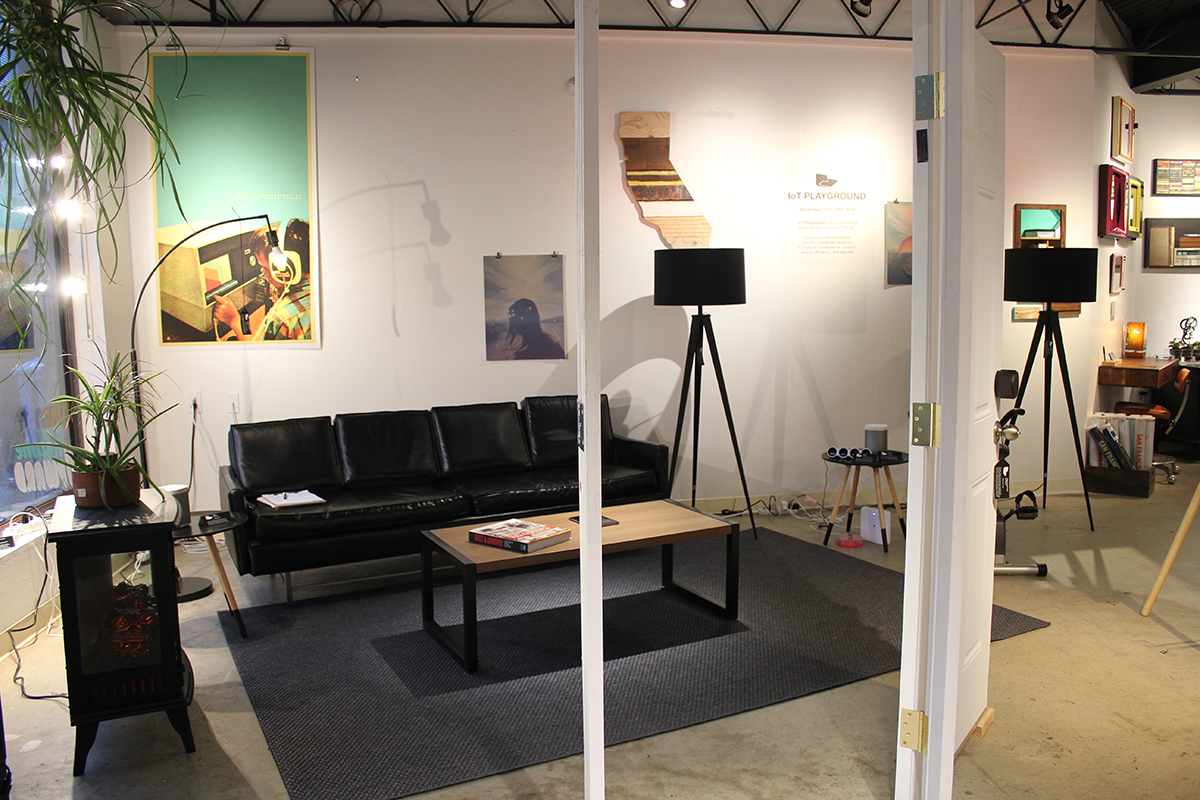Dubbed "IoT Playgrounds," a series of popup spaces were explored to start understanding what it means to create an experiential retail space for smart products. IoT Playground #1 was focused on pulling products out of their boxes and placing them in