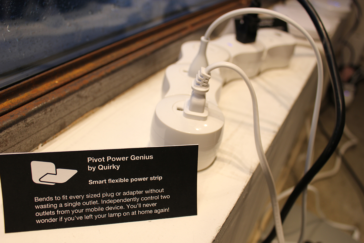 Each product was given a display card that tried to balance features and lifestyle benefits, where traditional retail tends to put more of a focus on technical specs.