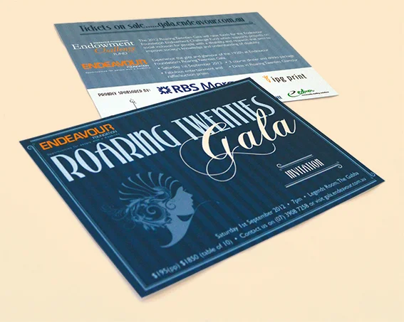 Endeavour Foundation Gala invitation