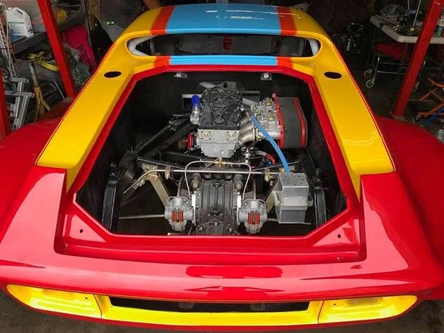 Born to race!  1973 Lotus in its Daytona livery approaching completion. .
.
.
.
#datytona #lotus #vintage #racing #car #vintage #studiojantzen #madeinlosangeles #changesething #happyfriday #shiftinggears #borntorace