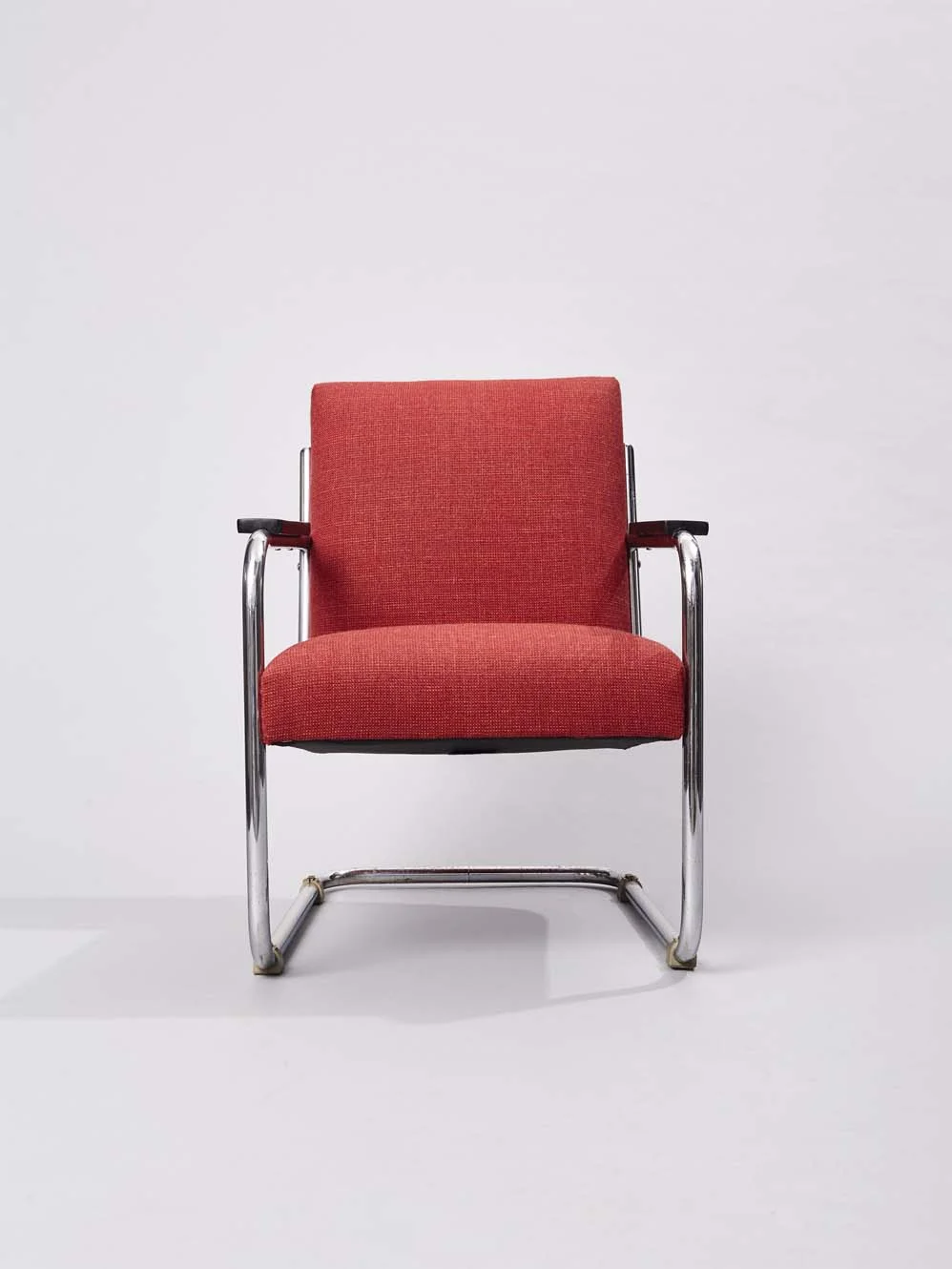 W.H. Gispen tubular steel chair_front