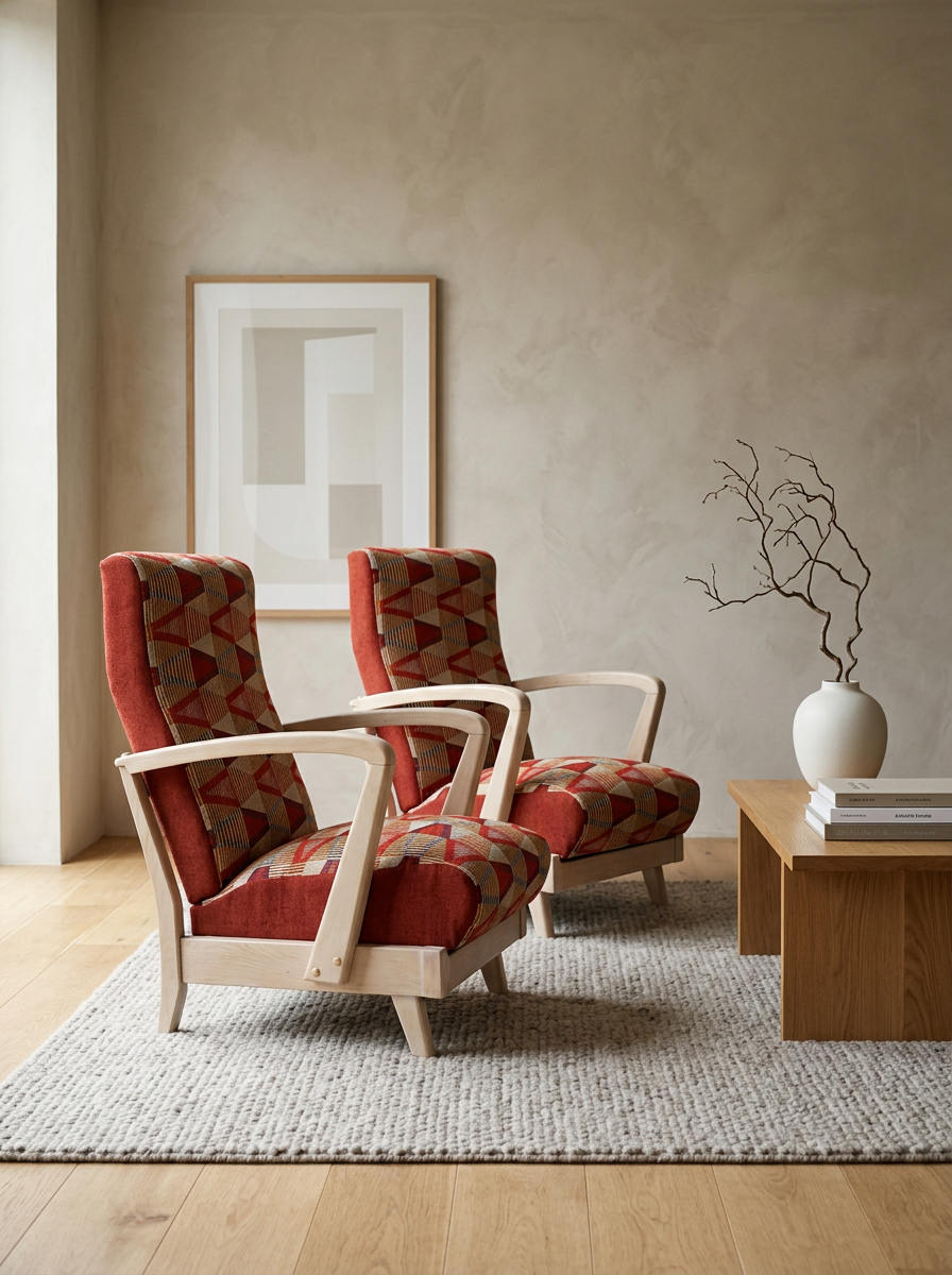 'Gilbert and George' - Midcentury recliners