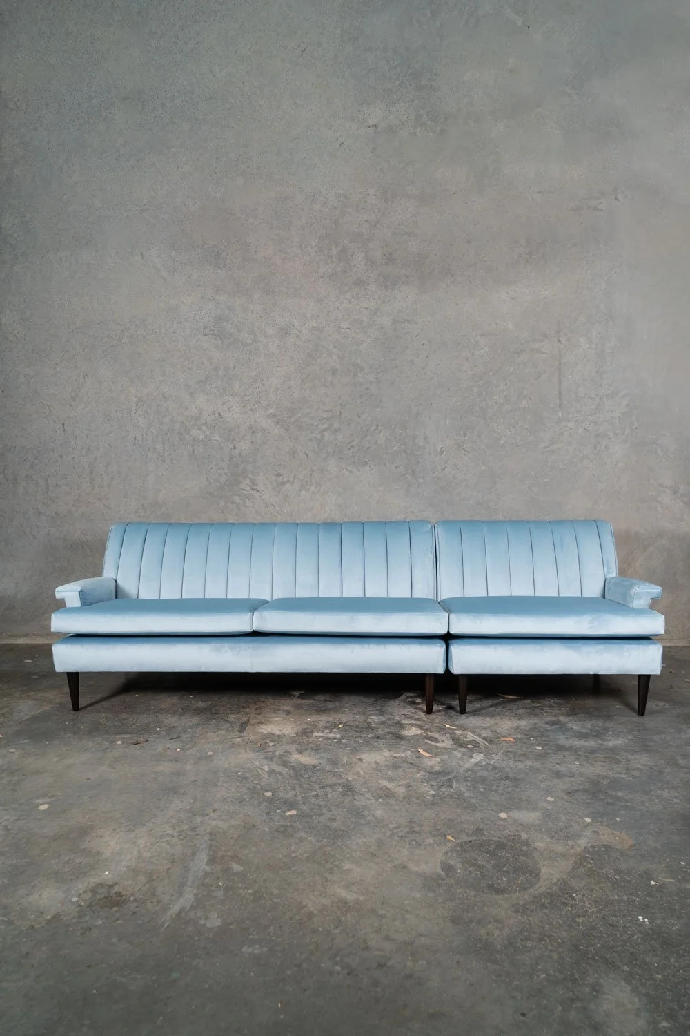 Vintage channels back Modular Sofa