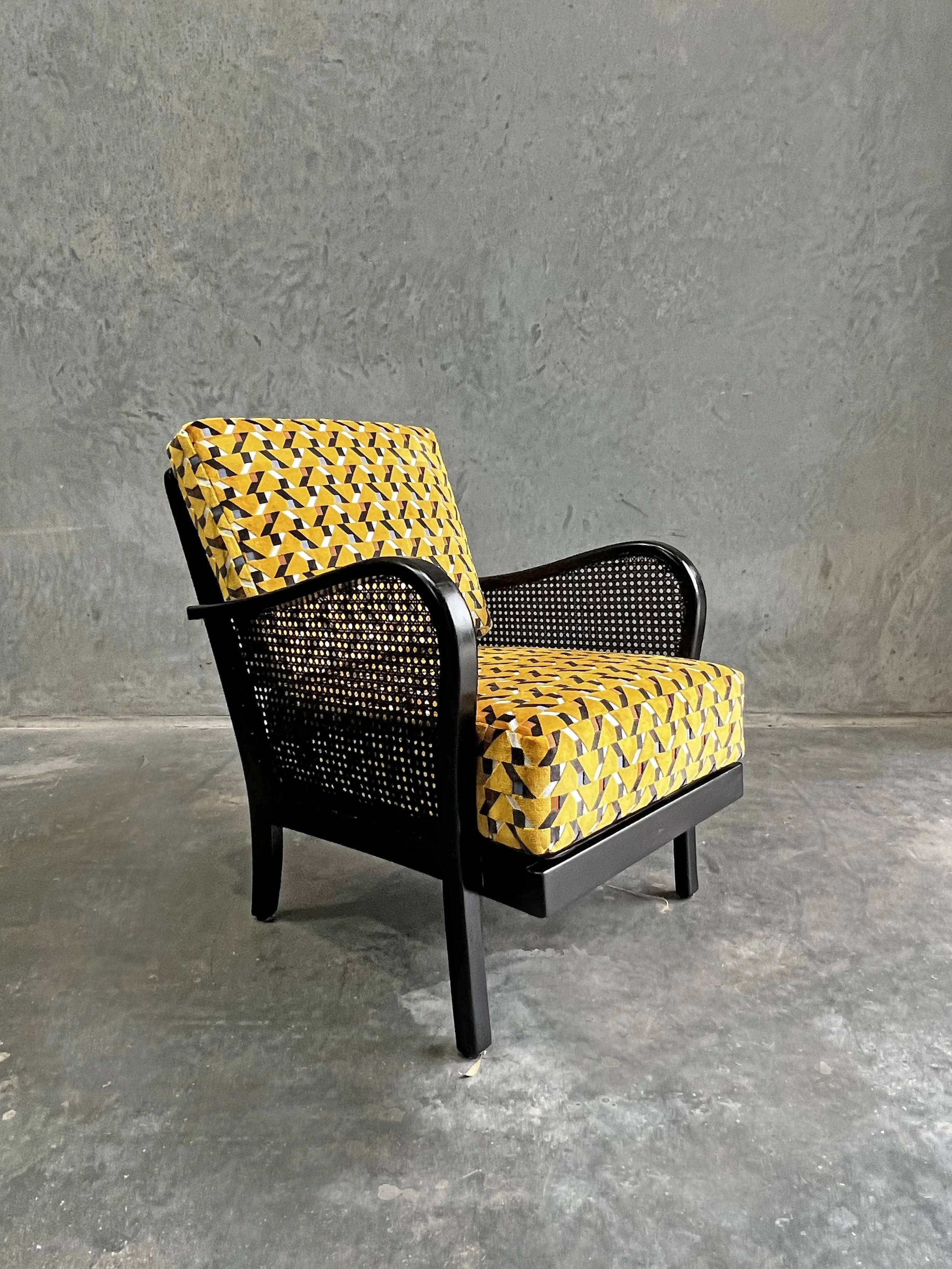Art Deco Lounge Chair – Casamance Velvet