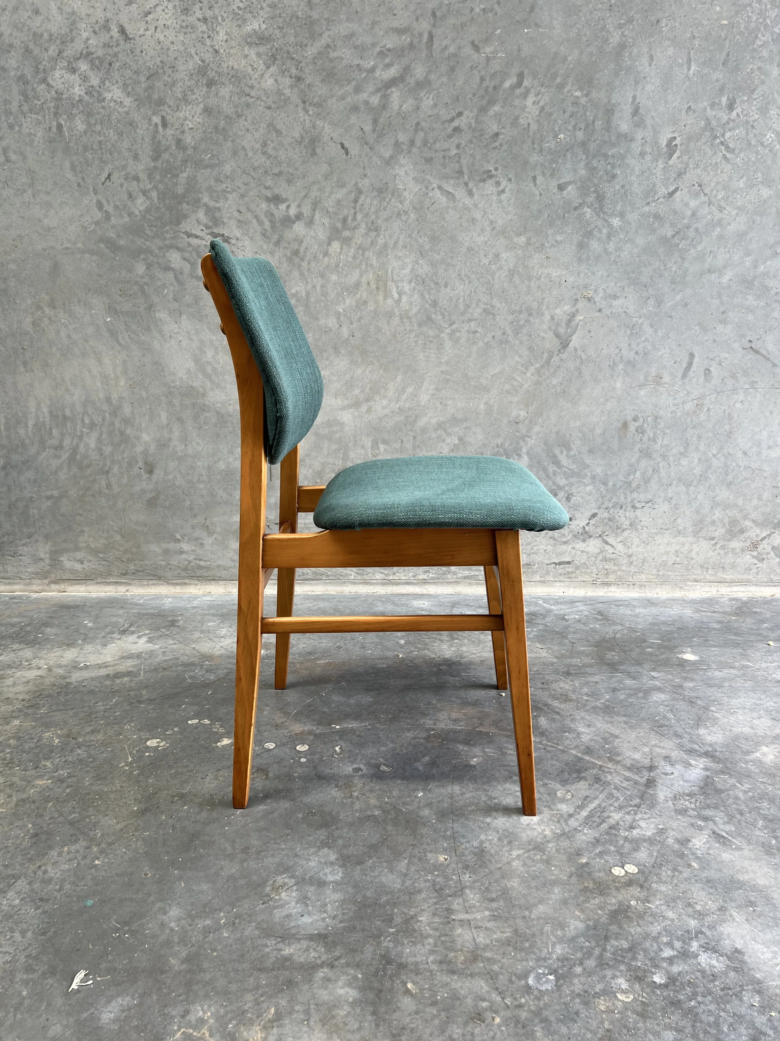 Mid century Dining chairs green SIDE AFTER.jpeg