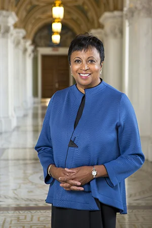 The 14th Librarian of Congress Dr. Carla Hayden (Library of Congress photos; Shawn Miller)