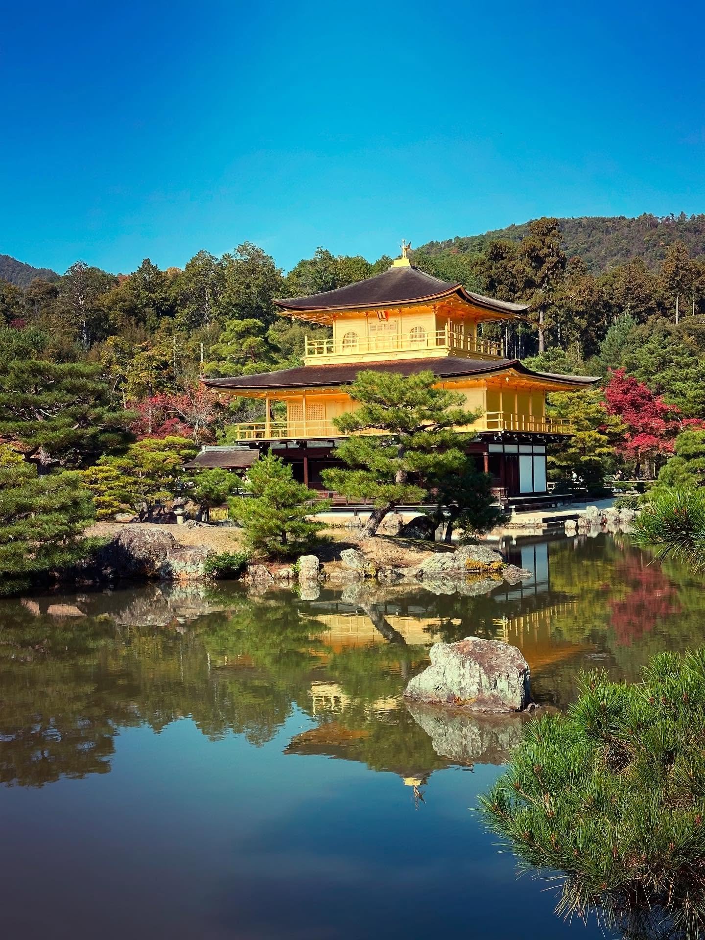 The Golden Pavilion in Kyoto