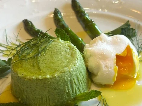 BUDINO SALATO DI ASPARAGI E UOVO
