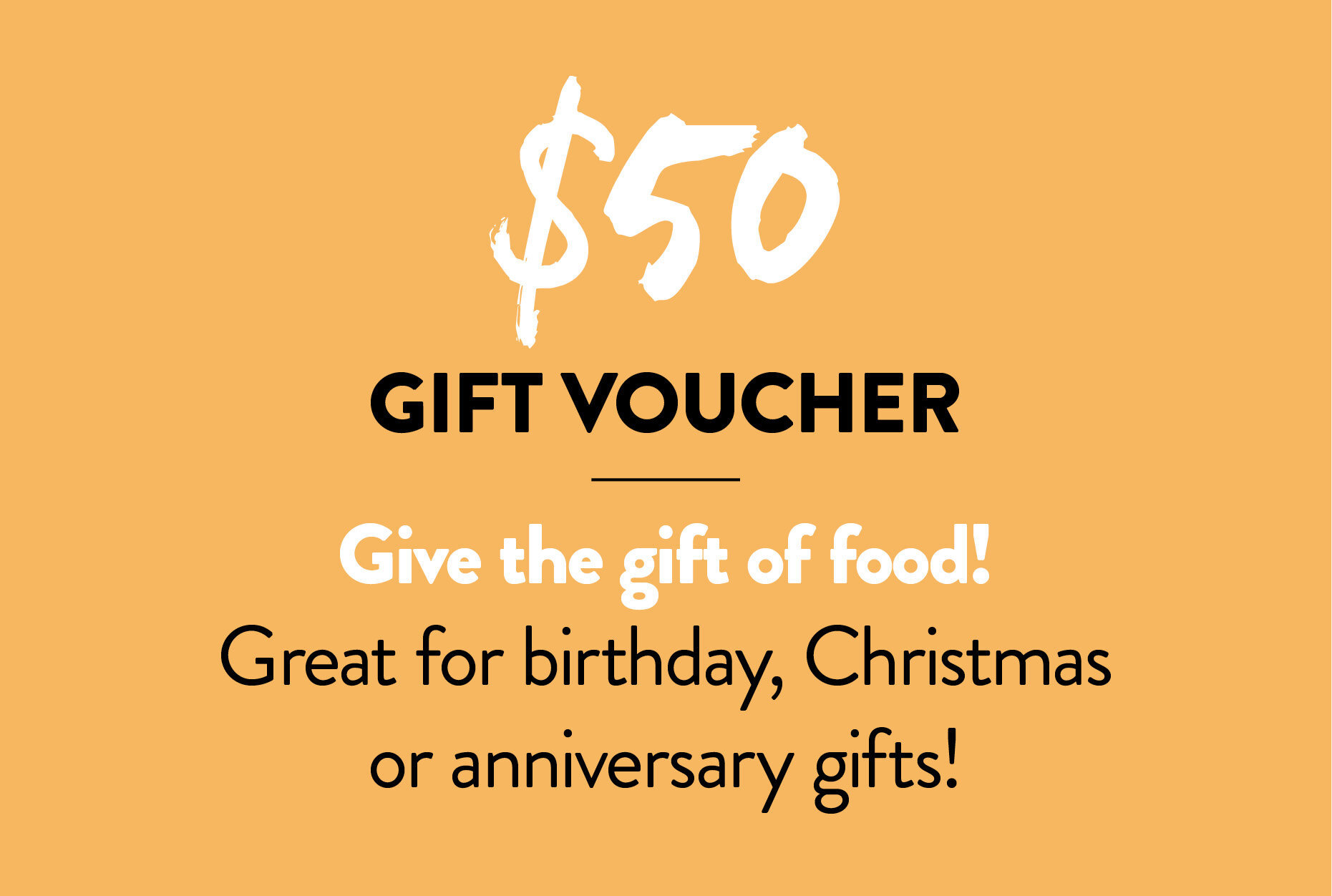 $50 In-store Gift Voucher